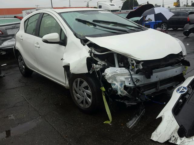 JTDKDTB37F1110455 - 2015 TOYOTA PRIUS C WHITE photo 1