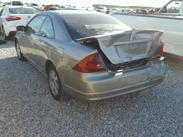 1HGEM21973L008121 - 2003 HONDA CIVIC EX GOLD photo 3