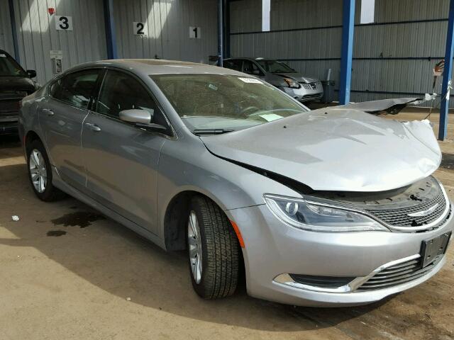 1C3CCCAB4FN722464 - 2015 CHRYSLER 200 LIMITE SILVER photo 1