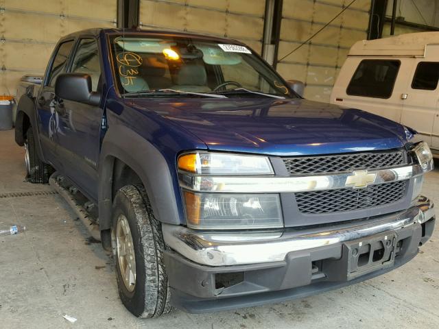 1GCDT136758222946 - 2005 CHEVROLET COLORADO BLUE photo 1