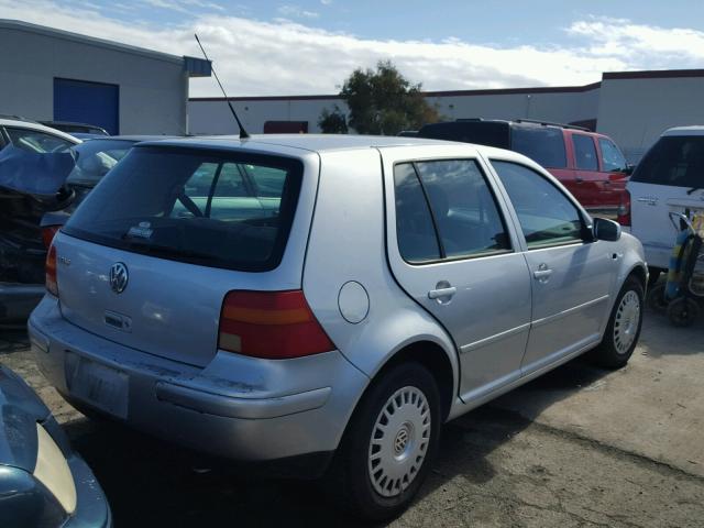 9BWGK61JX24059237 - 2002 VOLKSWAGEN GOLF GLS GRAY photo 4