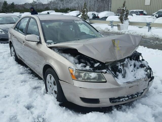 5NPET46C27H254148 - 2007 HYUNDAI SONATA GLS TAN photo 1