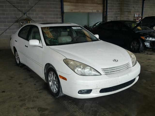 JTHBF30G030100723 - 2003 LEXUS ES 300 WHITE photo 1