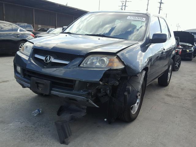 2HNYD18246H536435 - 2006 ACURA MDX GRAY photo 2