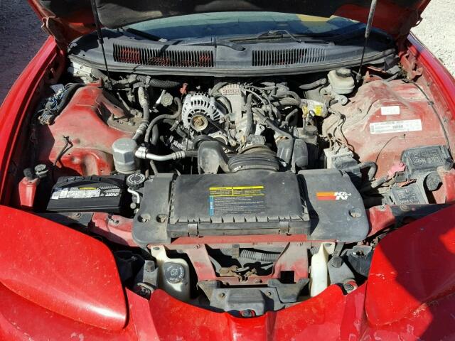 2G2FS22K6W2210256 - 1998 PONTIAC FIREBIRD RED photo 7