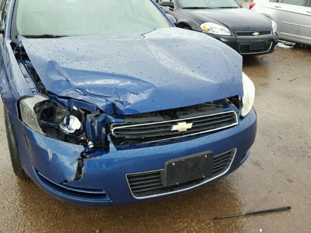 2G1WB58K269210761 - 2006 CHEVROLET IMPALA LS BLUE photo 9