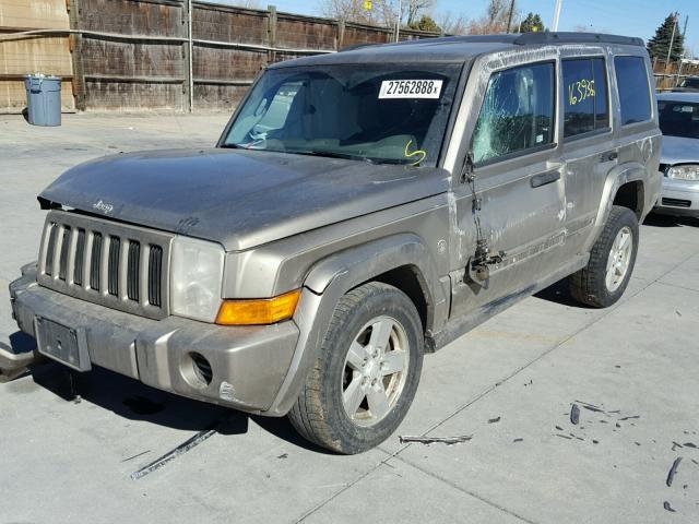 1J8HG48N56C132032 - 2006 JEEP COMMANDER ყავისფერი ფოტო 2