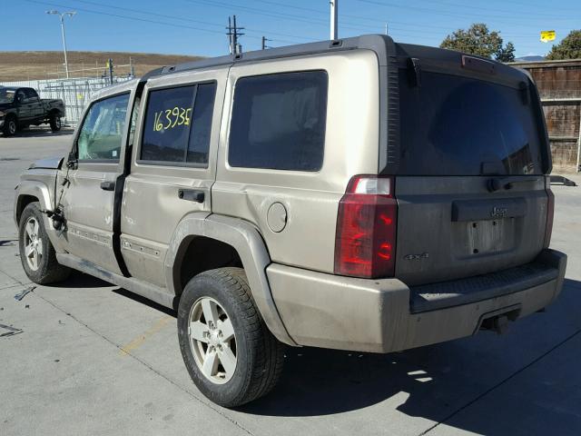 1J8HG48N56C132032 - 2006 JEEP COMMANDER BROWN photo 3