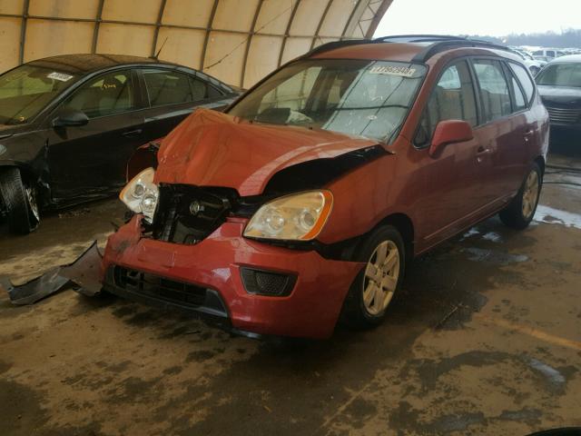 KNAFG525187207931 - 2008 KIA RONDO BASE ORANGE photo 2