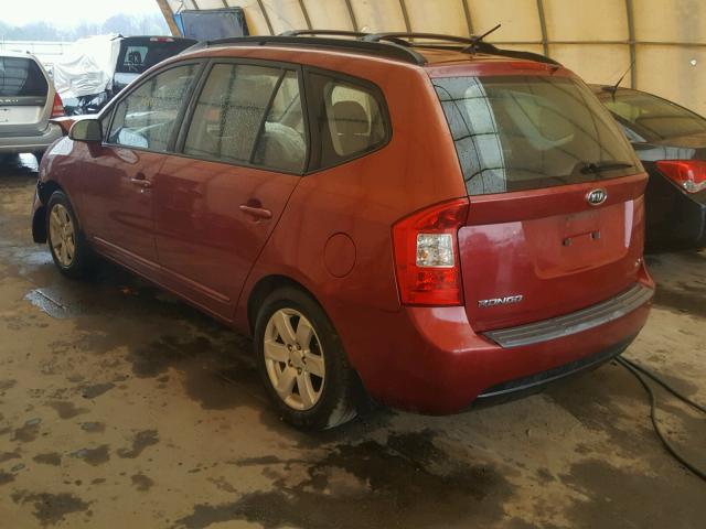 KNAFG525187207931 - 2008 KIA RONDO BASE ORANGE photo 3