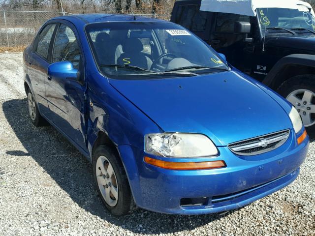KL1TD52605B358752 - 2005 CHEVROLET AVEO BASE Mavi foto 1