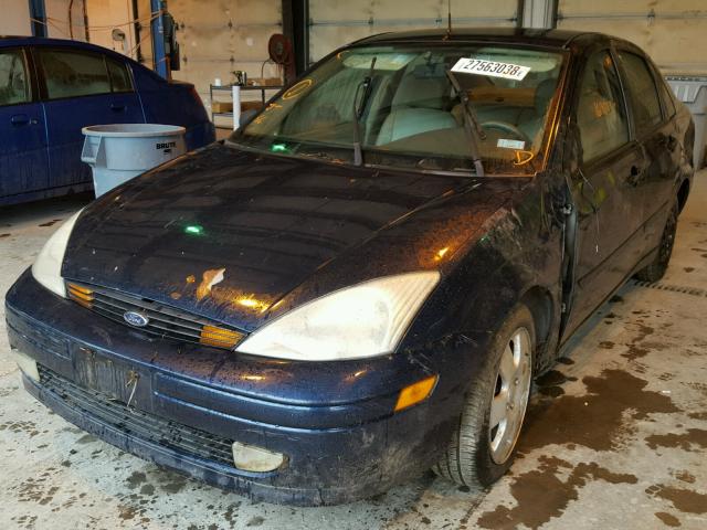 1FAFP38351W144346 - 2001 FORD FOCUS ZTS BLUE photo 2