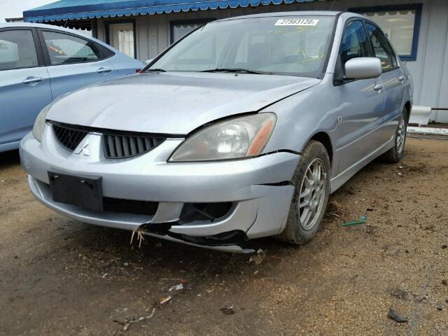 JA3AJ86E35U008823 - 2005 MITSUBISHI LANCER OZ SILVER photo 2