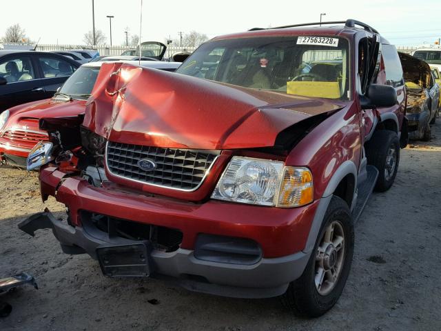 1FMZU73E72ZA14564 - 2002 FORD EXPLORER X RED photo 2