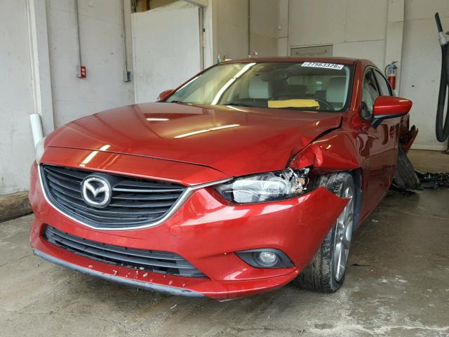 JM1GJ1W51E1104082 - 2014 MAZDA 6 GRAND TO RED photo 2