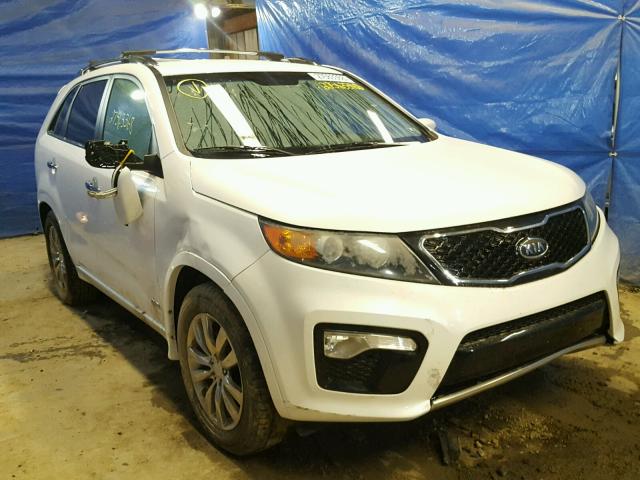 5XYKWDA2XBG130203 - 2011 KIA SORENTO SX WHITE photo 1