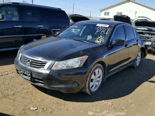 1HGCP26829A017683 - 2009 HONDA ACCORD EXL BLACK photo 2