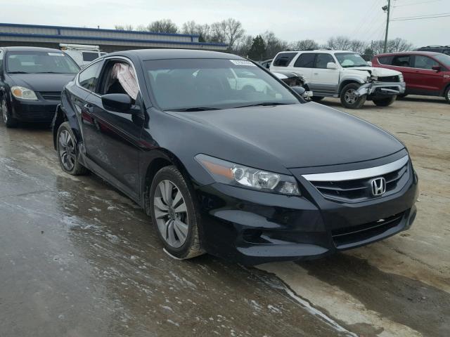 1HGCS1B38CA004589 - 2012 HONDA ACCORD LX BLACK photo 1