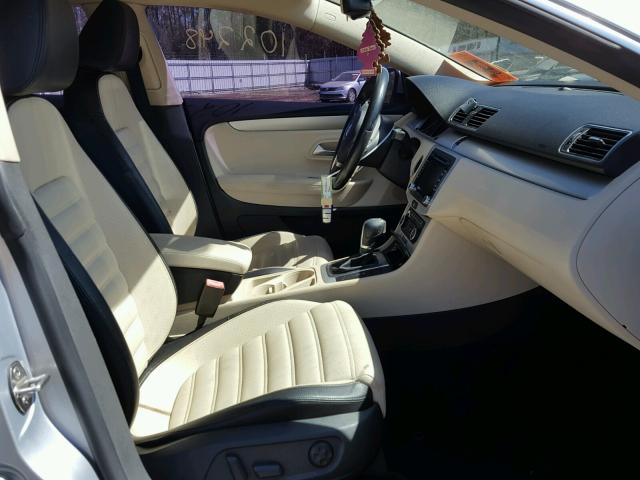 WVWMN7AN8CE550575 - 2012 VOLKSWAGEN CC SPORT SILVER photo 5