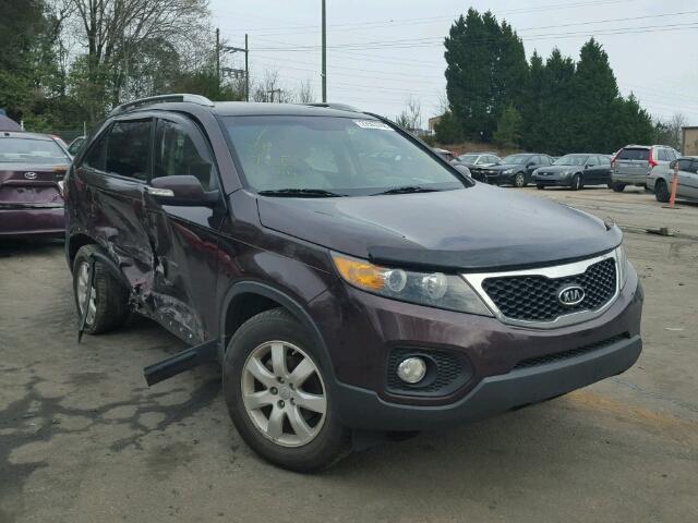 5XYKT3A64CG282789 - 2012 KIA SORENTO BA MAROON photo 1