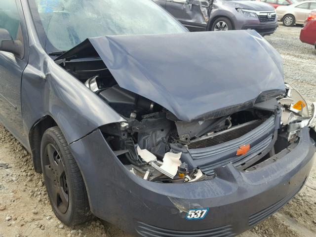 1G1AK18F387273426 - 2008 CHEVROLET COBALT LS GRAY photo 9