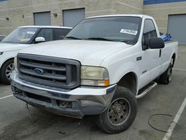 1FTNF21P14EB94722 - 2004 FORD F250 SUPER WHITE photo 2