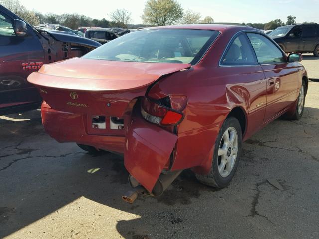 2T1CF22P21C447289 - 2001 TOYOTA CAMRY SOLA RED photo 4