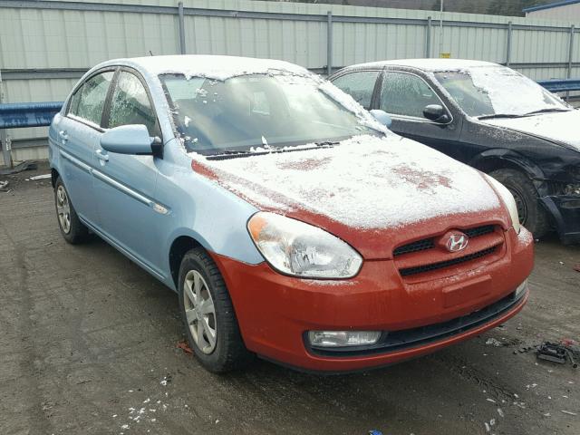 KMHCN46C37U157074 - 2007 HYUNDAI ACCENT GLS BLUE photo 1