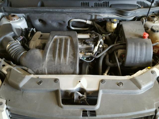 1G1AK12FX57635613 - 2005 CHEVROLET COBALT SILVER photo 7