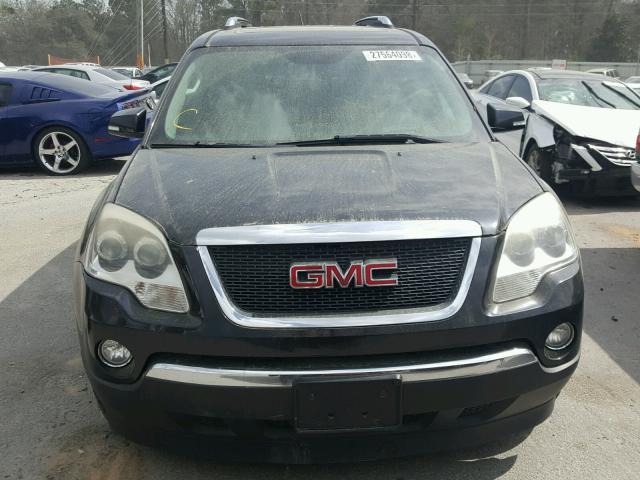1GKER23D99J133275 - 2009 GMC ACADIA SLT შავი ფოტო 9