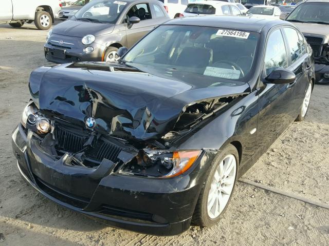 WBAVB13566PS66553 - 2006 BMW 325 I BLACK photo 2