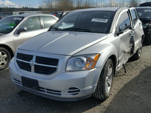 1B3CB4HA3AD534987 - 2010 DODGE CALIBER SX SILVER photo 2