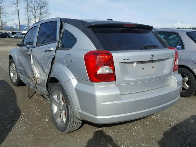 1B3CB4HA3AD534987 - 2010 DODGE CALIBER SX SILVER photo 3