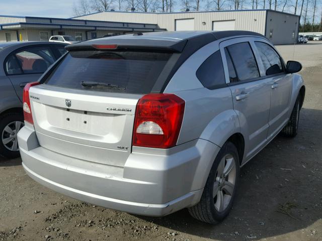 1B3CB4HA3AD534987 - 2010 DODGE CALIBER SX SILVER photo 4