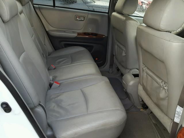 JTEDP21A660097421 - 2006 TOYOTA HIGHLANDER WHITE photo 6