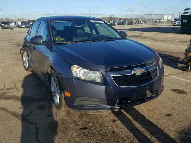 1G1PE5SB1D7302429 - 2013 CHEVROLET CRUZE LT BLUE photo 1