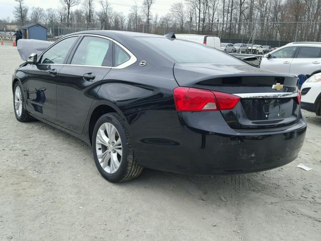 2G1125S32E9197018 - 2014 CHEVROLET IMPALA LT BLACK photo 3