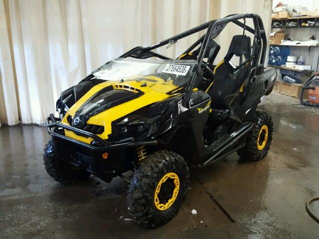 3JBKXLP1XCJ003384 - 2012 CAN-AM COMMANDER YELLOW photo 2