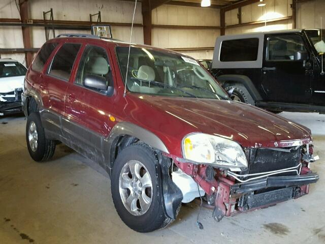 4F2YZ04163KM16848 - 2003 MAZDA TRIBUTE LX MAROON photo 1