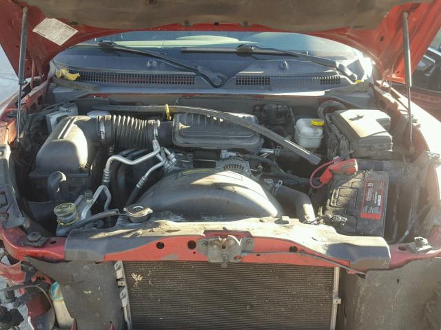 1D7HE22KX6S523558 - 2006 DODGE DAKOTA ST MAROON photo 7