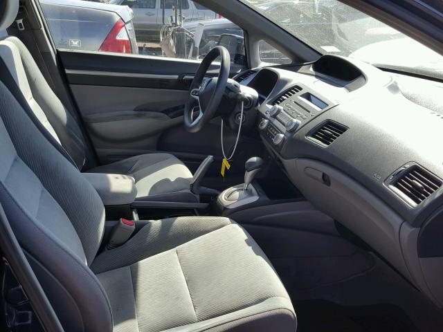 19XFA1F87AE070971 - 2010 HONDA CIVIC EX ლურჯი ფოტო 5