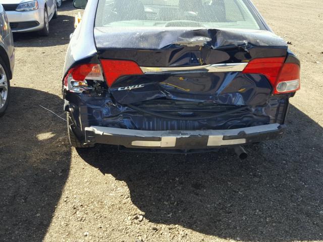 19XFA1F87AE070971 - 2010 HONDA CIVIC EX ლურჯი ფოტო 9