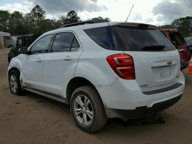 2GNALCEK8G6223581 - 2016 CHEVROLET EQUINOX LT WHITE photo 3