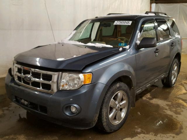 1FMCU9D73BKA05788 - 2011 FORD ESCAPE XLT BLUE photo 2