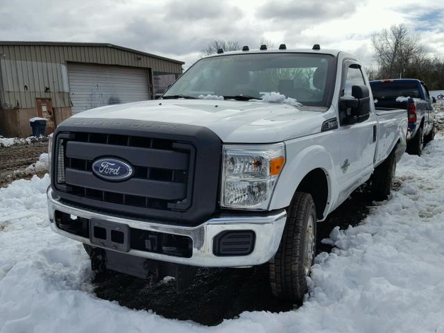 1FTRF3BT3FEB91343 - 2015 FORD F350 SUPER WHITE photo 2