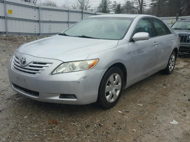 4T1BE46K07U544166 - 2007 TOYOTA CAMRY NEW SILVER photo 2