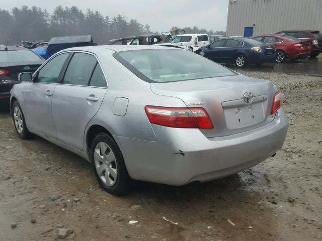 4T1BE46K07U544166 - 2007 TOYOTA CAMRY NEW SILVER photo 3