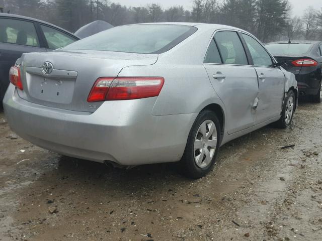 4T1BE46K07U544166 - 2007 TOYOTA CAMRY NEW SILVER photo 4