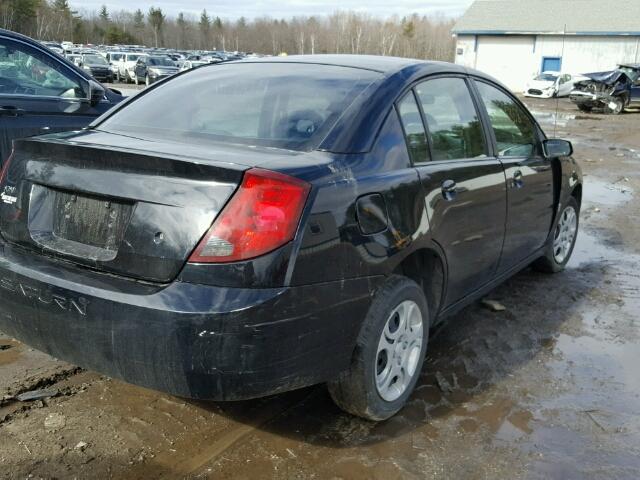 1G8AJ52F94Z142536 - 2004 SATURN ION LEVEL BLACK photo 4