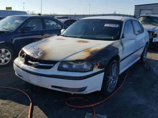 2G1WH52K439270981 - 2003 CHEVROLET IMPALA LS WHITE photo 2